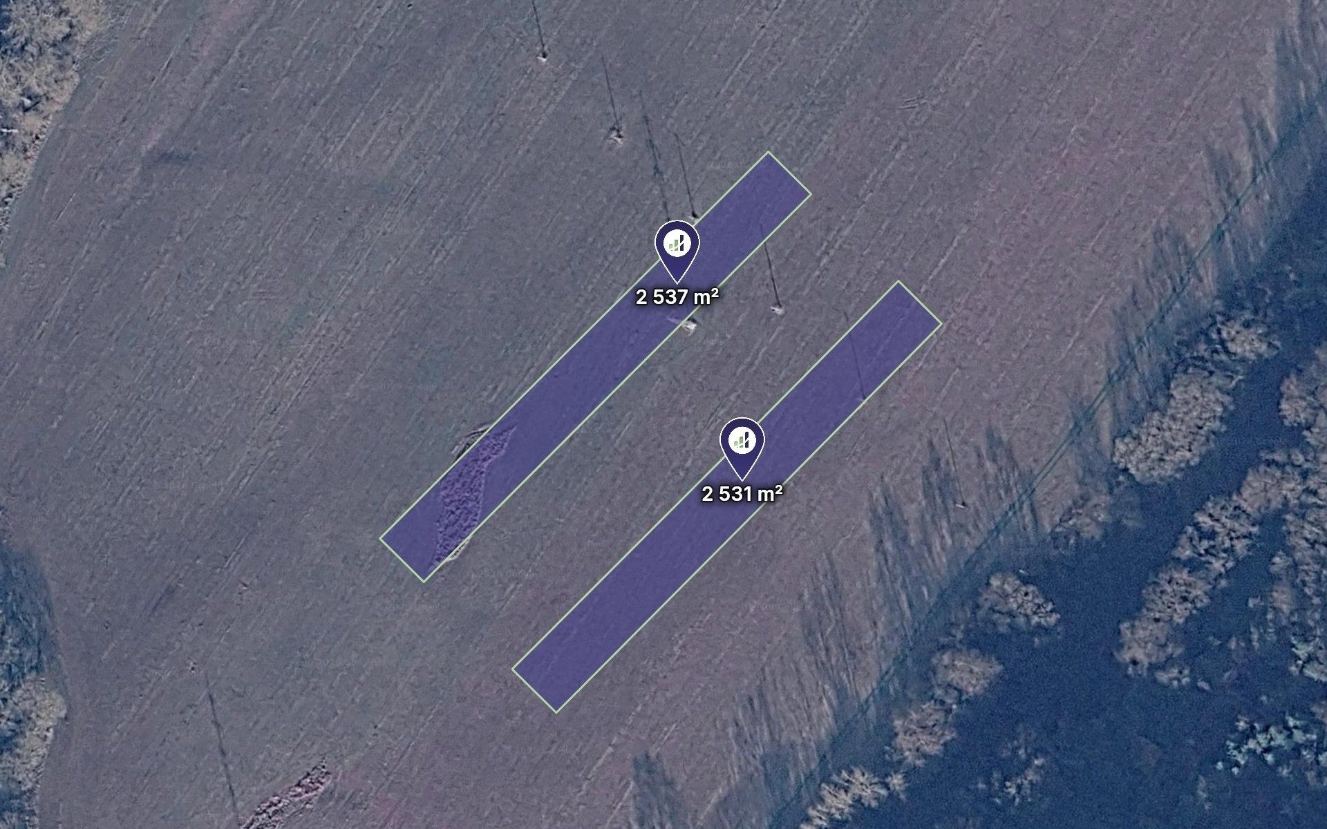 Louka, 5 068 m²