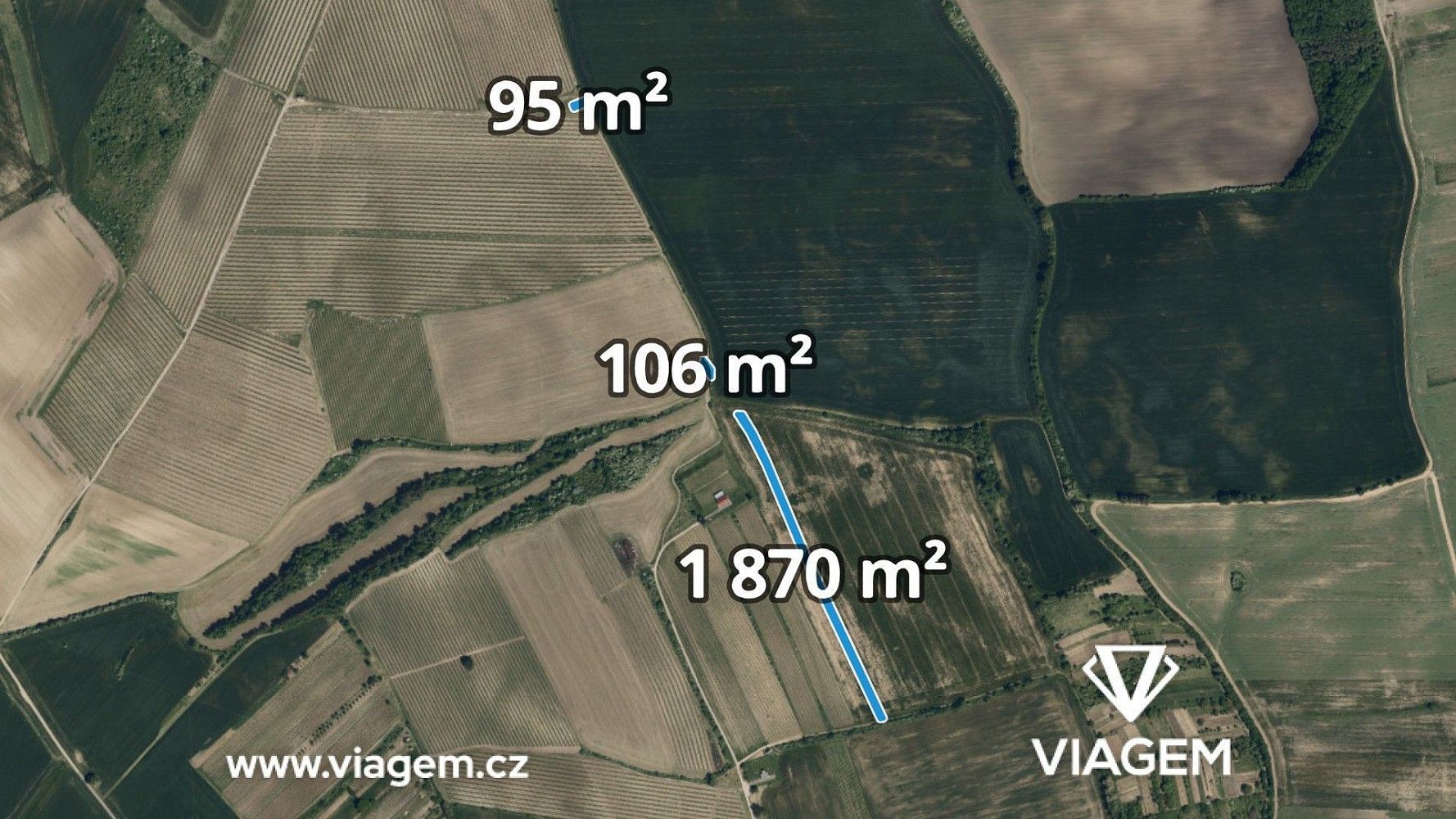 Zemědělský pozemek, 1 035 m²