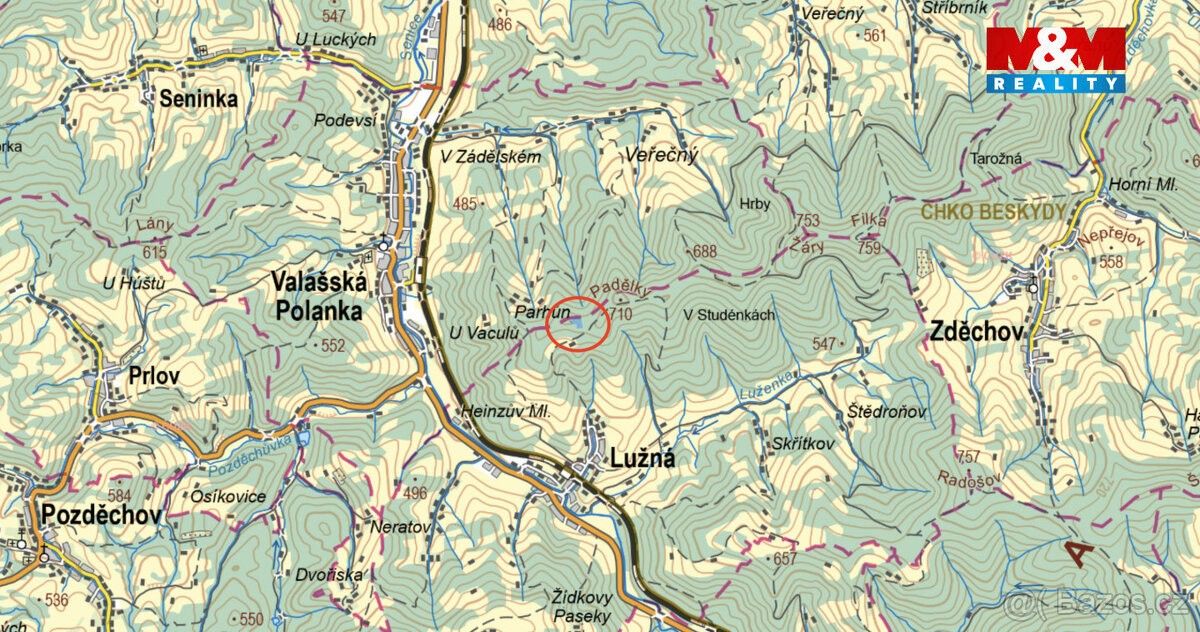 Stavební pozemek, Valašská Polanka – pohled 3