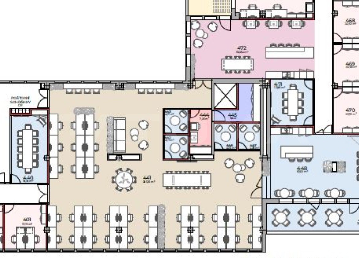 Kancelář · 658 m² · Na Pankráci, Praha - 3