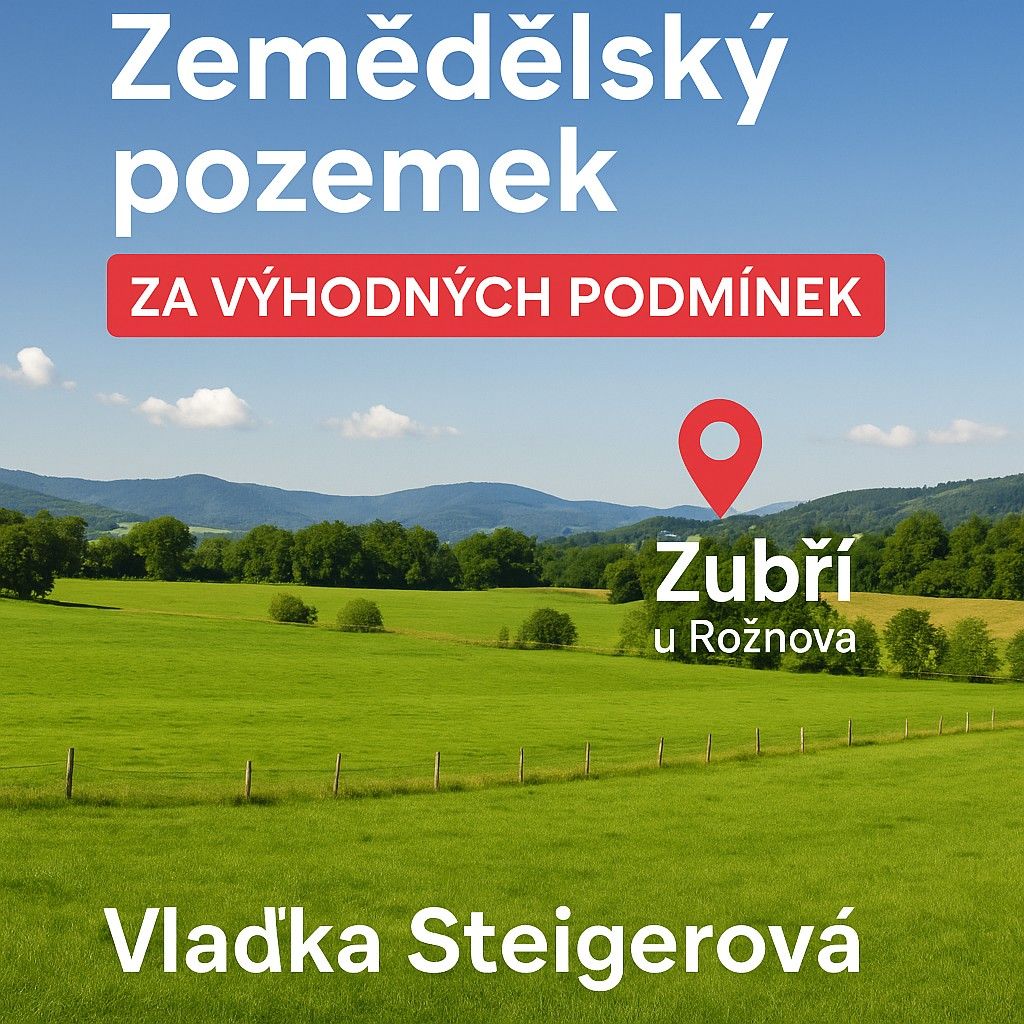 Pozemky pro bydlení, Zubří, 756 54