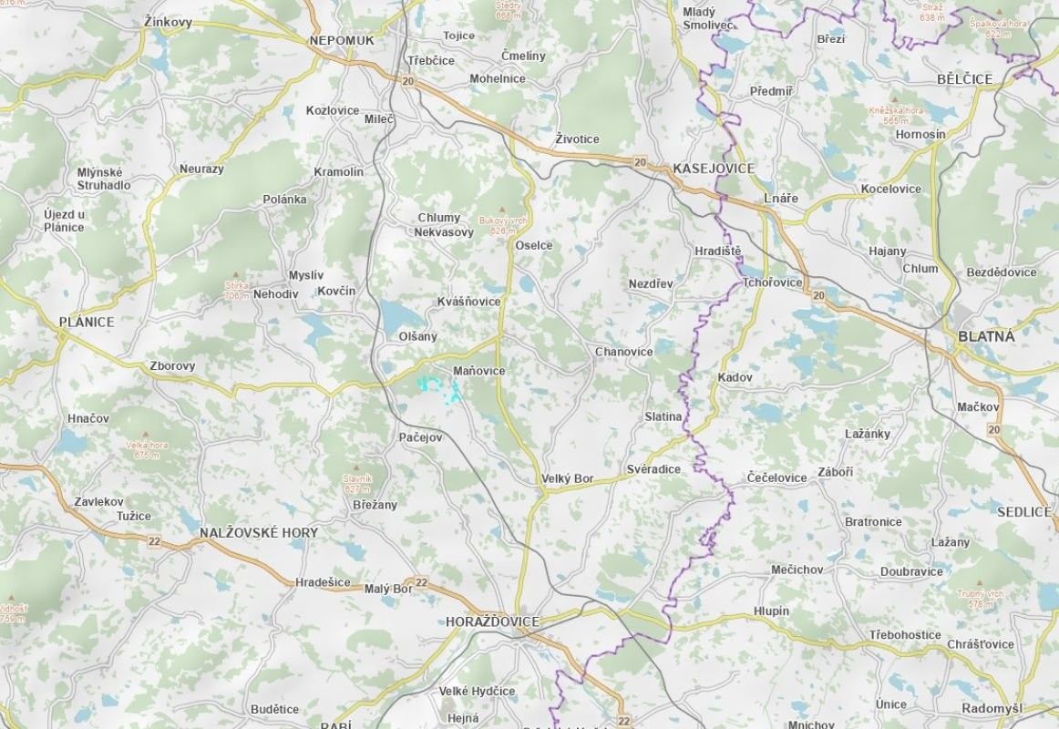 Prodej les - Maňovice - 5