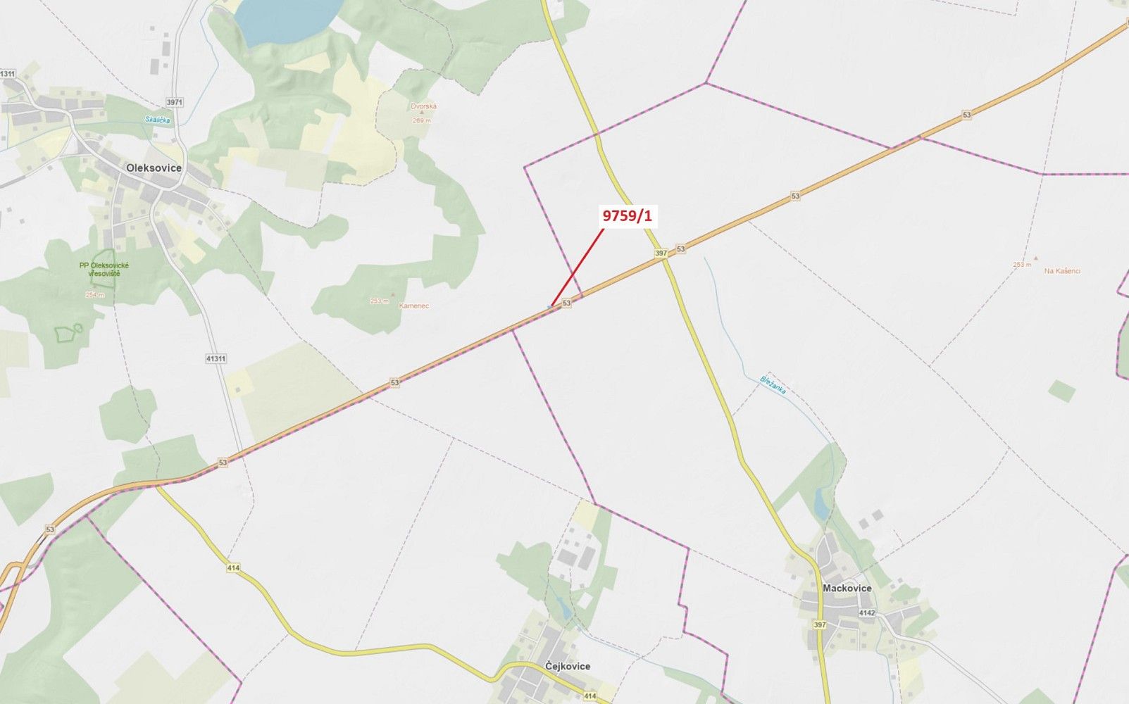 Les, 281 m²