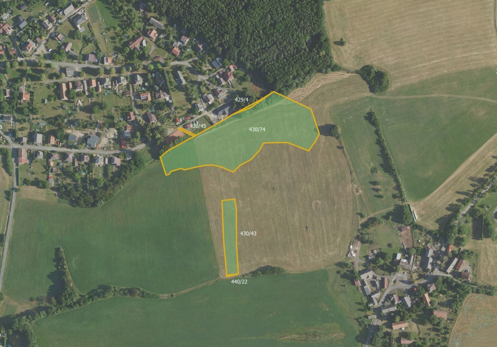 Louky, Kvaň, Zaječov