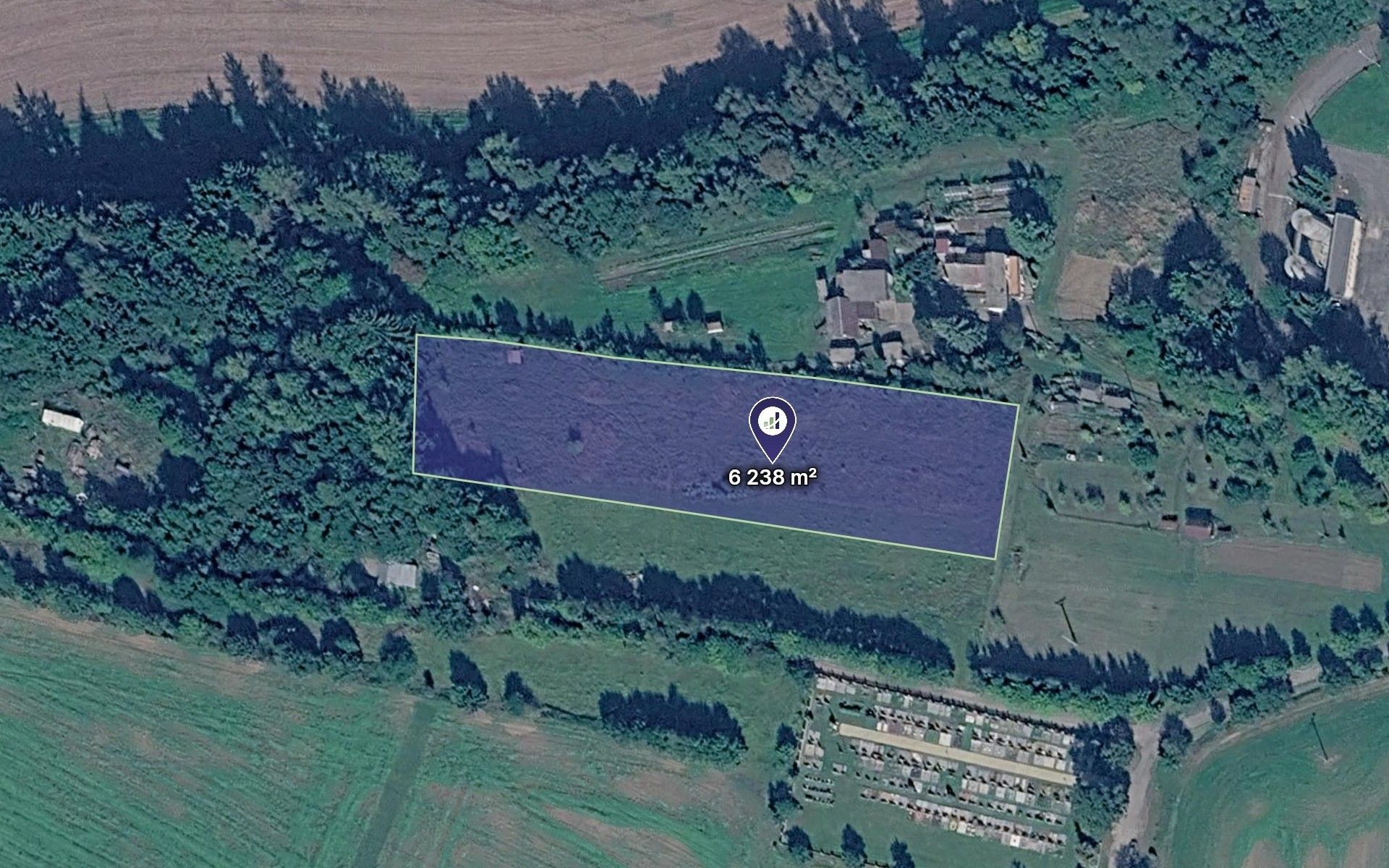 Zemědělské pozemky, Vranová Lhota, 6 238 m² - 1