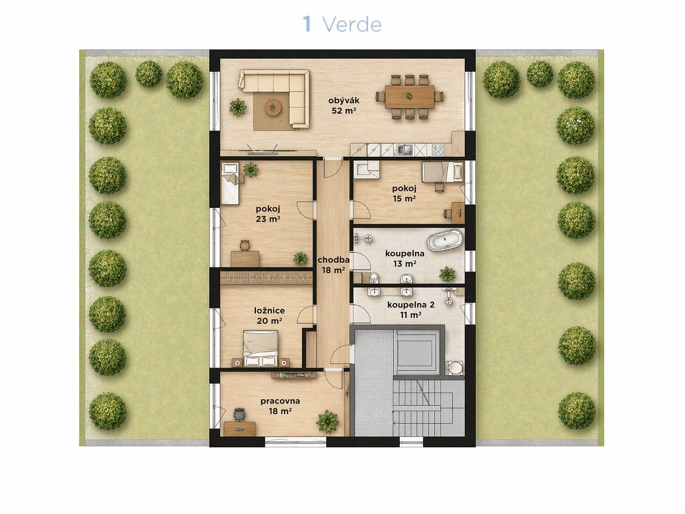 Byt 5+kk · 180 m² · Praha - Braník, okres Praha 4, Hlavní město Praha - 3