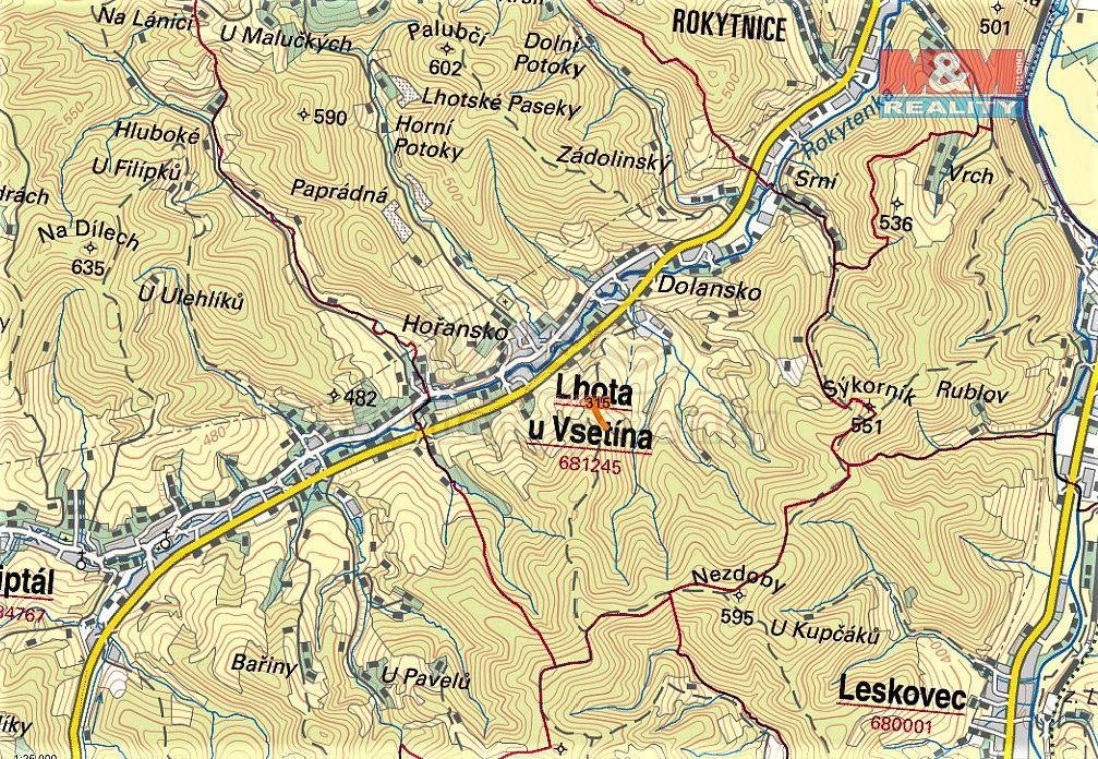 Prodej zemědělský pozemek - Lhota u Vsetína, okres Vsetín, Zlínský kraj - 5