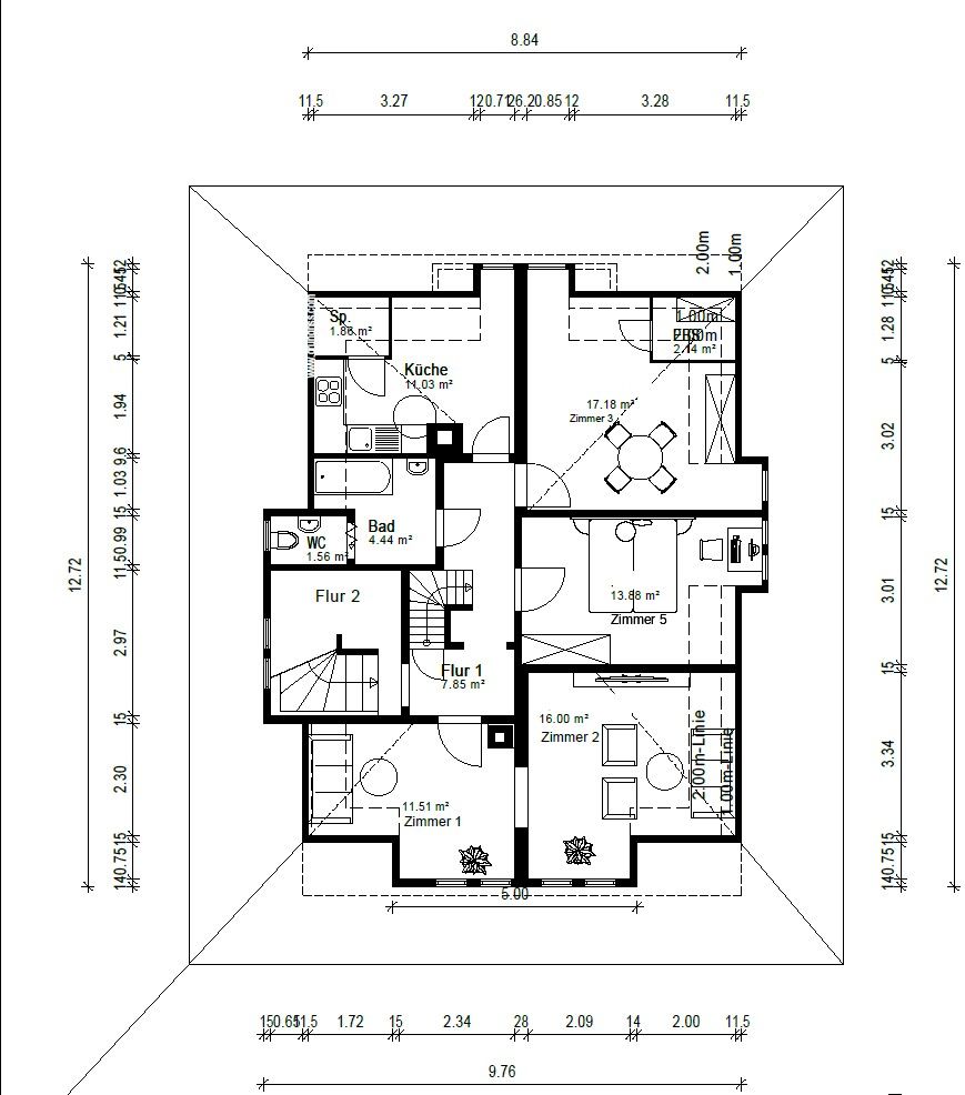 Byty, Römerstraße 39 Heilbronn Neckargartach Baden-Württemberg 74078, 12 m² - 1