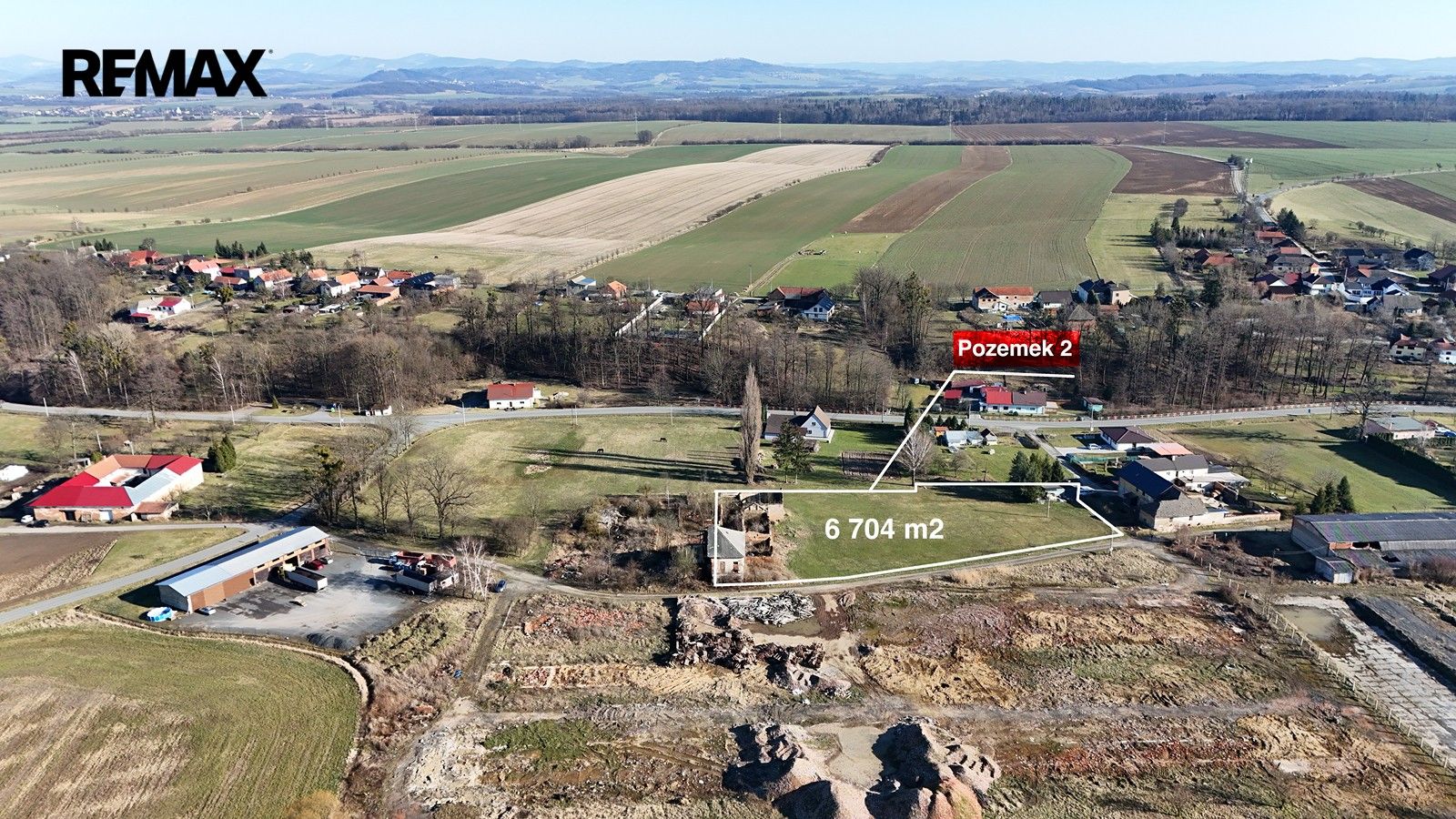 Komerční pozemky, Vražné, 6 704 m²
