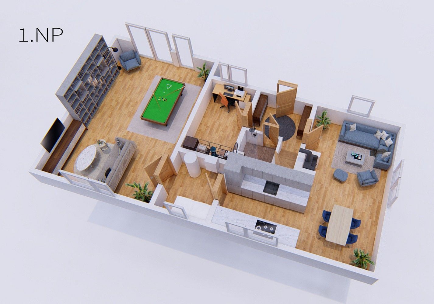 Prodej rodinný dům - Chudenín - Liščí, okres Klatovy, Plzeňský kraj, 208 m² - 5