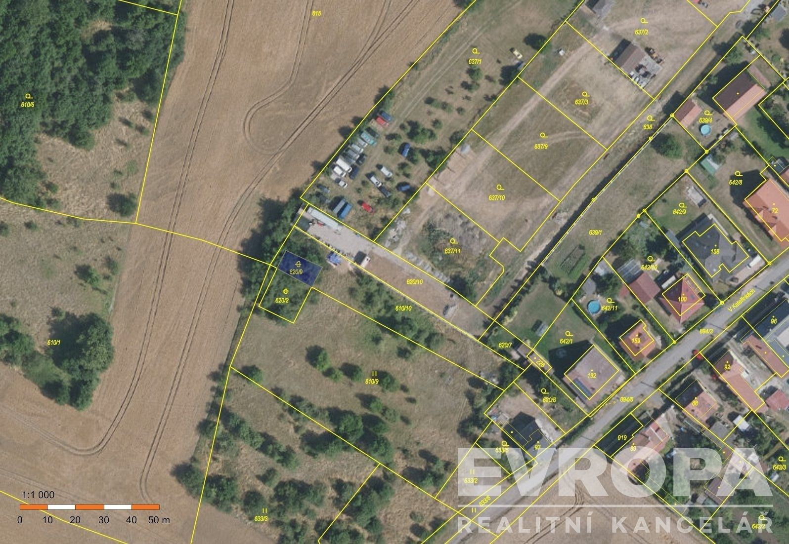 Prodej pozemek - V Kateřinkách, Veliká Ves