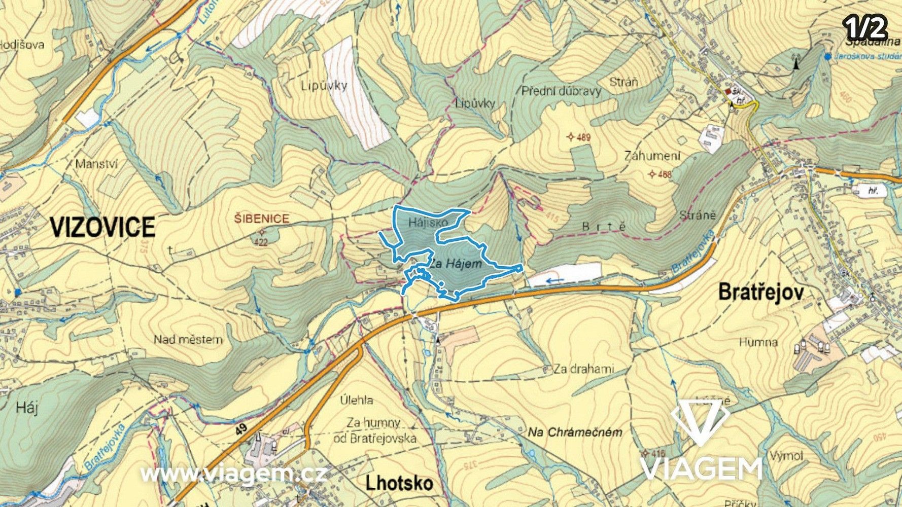 Zemědělský pozemek · Bratřejov, okres Zlín, Zlínský kraj - 3