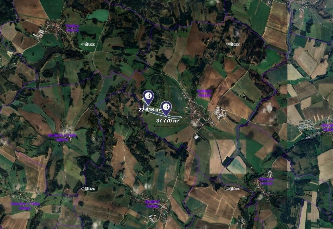 Zemědělské pozemky, Sedlejov, 60 688 m² - 2