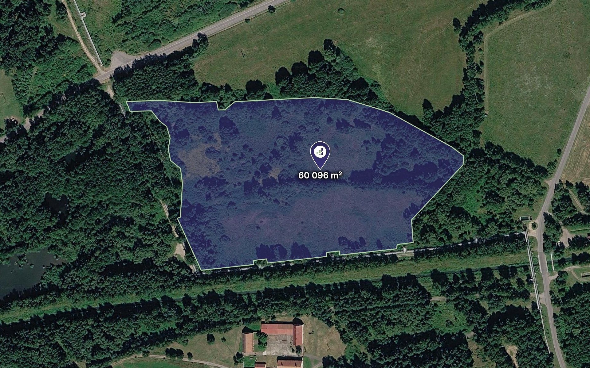 Louka, 60 096 m²