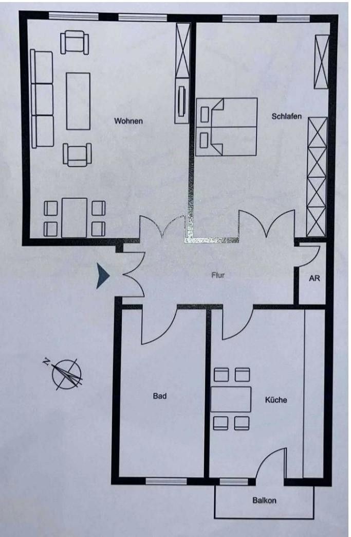 2+1, Berlin Mitte Berlin 10115, 76 m² - 1