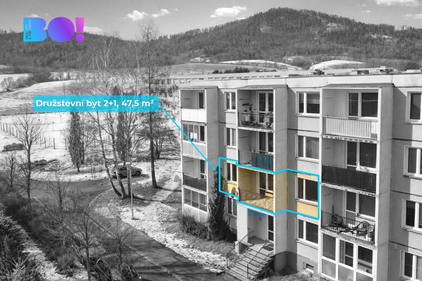 2+1, Pod hájovnou, Šumperk, 48 m²