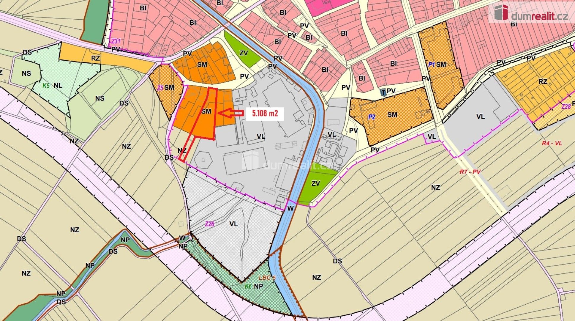 Pozemek pro bydlení · 5 108 m² · Rybáře, Podivín - 4