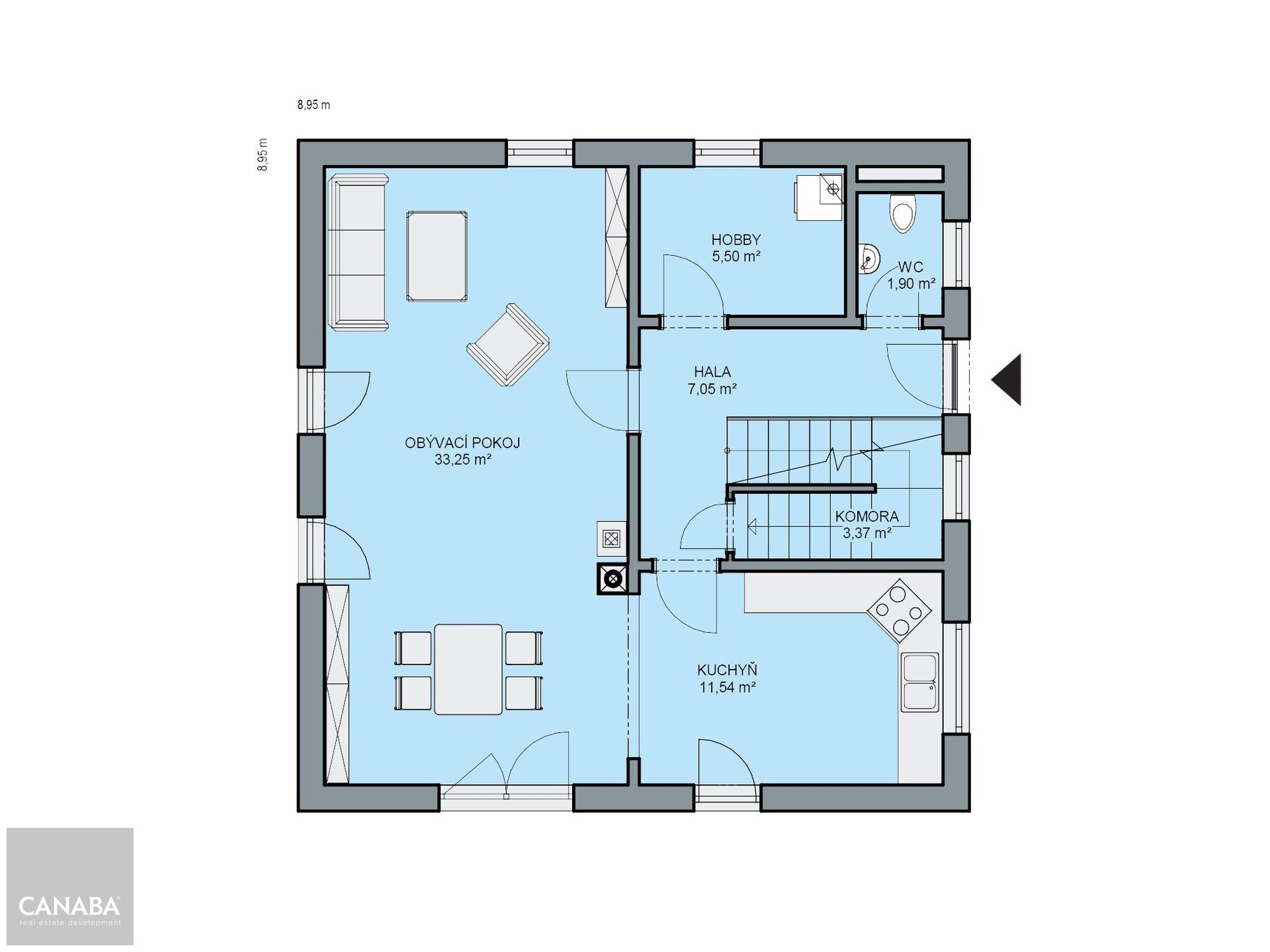 Prodej rodinný dům - Olešná, 132 m² - 5