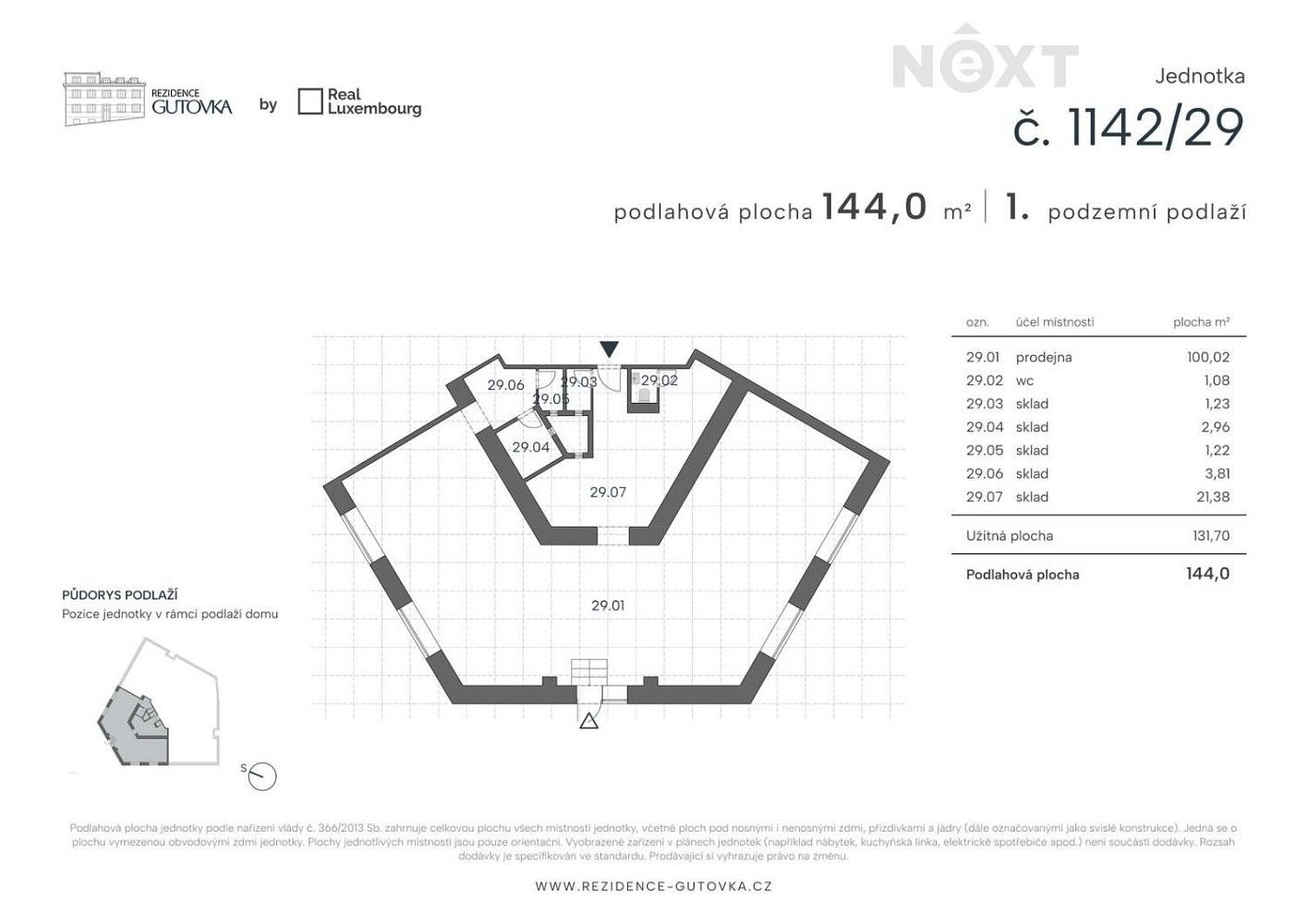 Obchodní prostory, Praha - Strašnice, okres Praha 10, Hlavní město Praha, 144 m² - 2