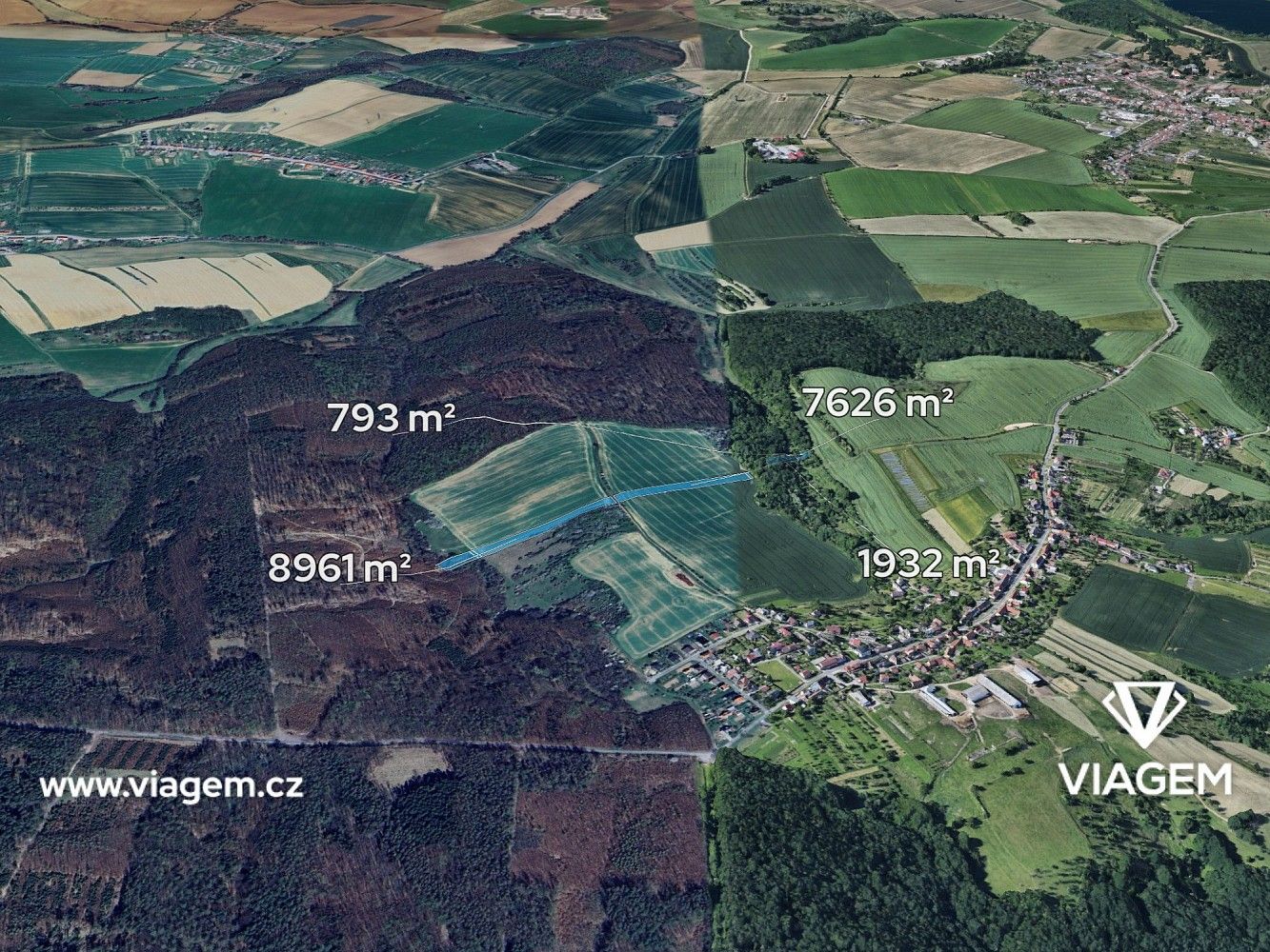Zemědělské pozemky, Nová Dědina, okres Kroměříž, Zlínský kraj