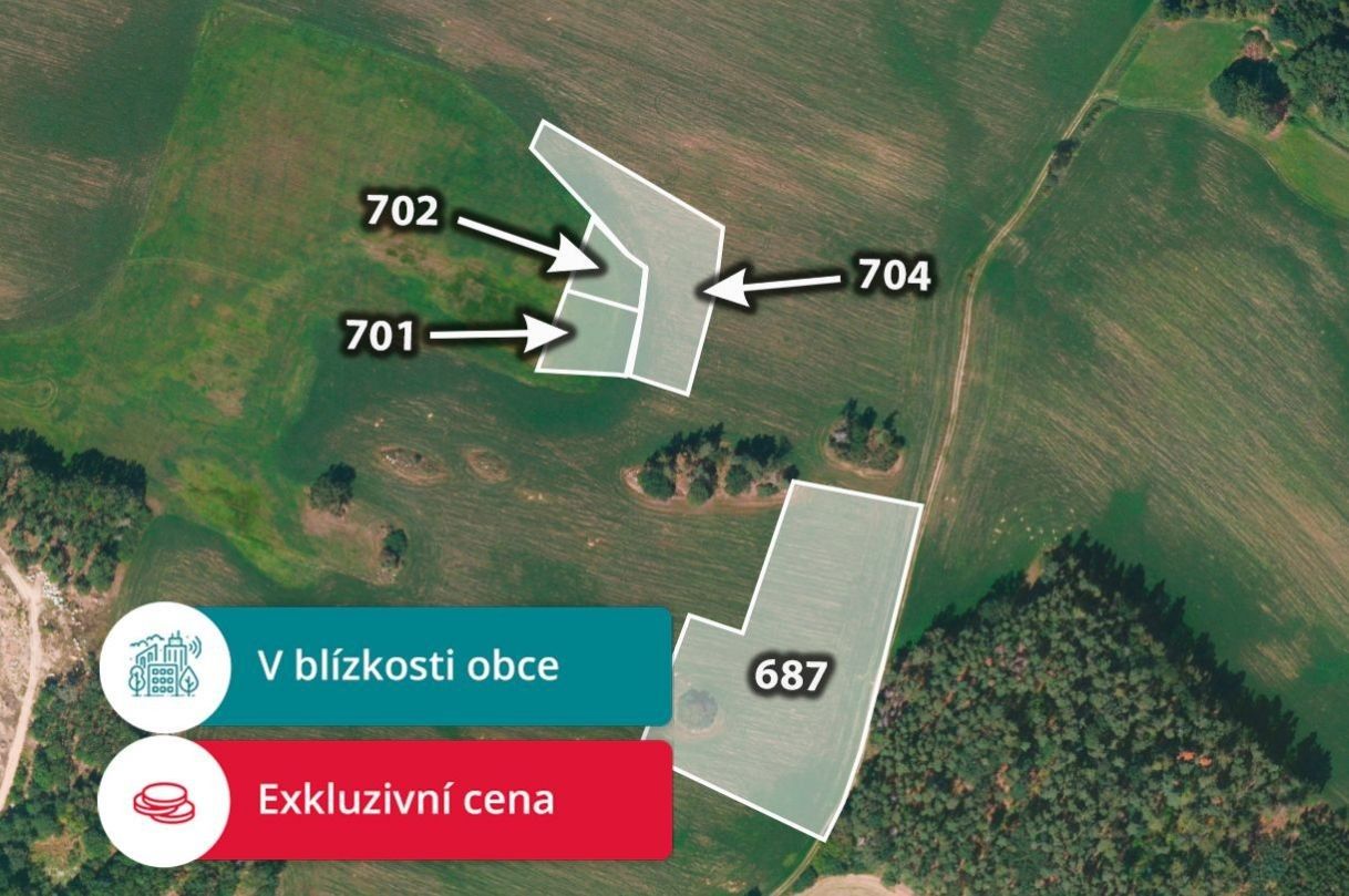 Zemědělské pozemky, Slatina, 12 152 m²