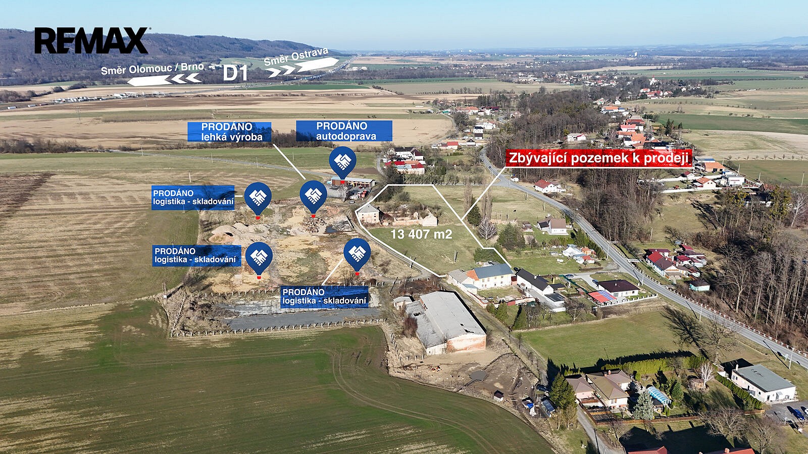 Komerční pozemek · Vražné, okres Nový Jičín - 4