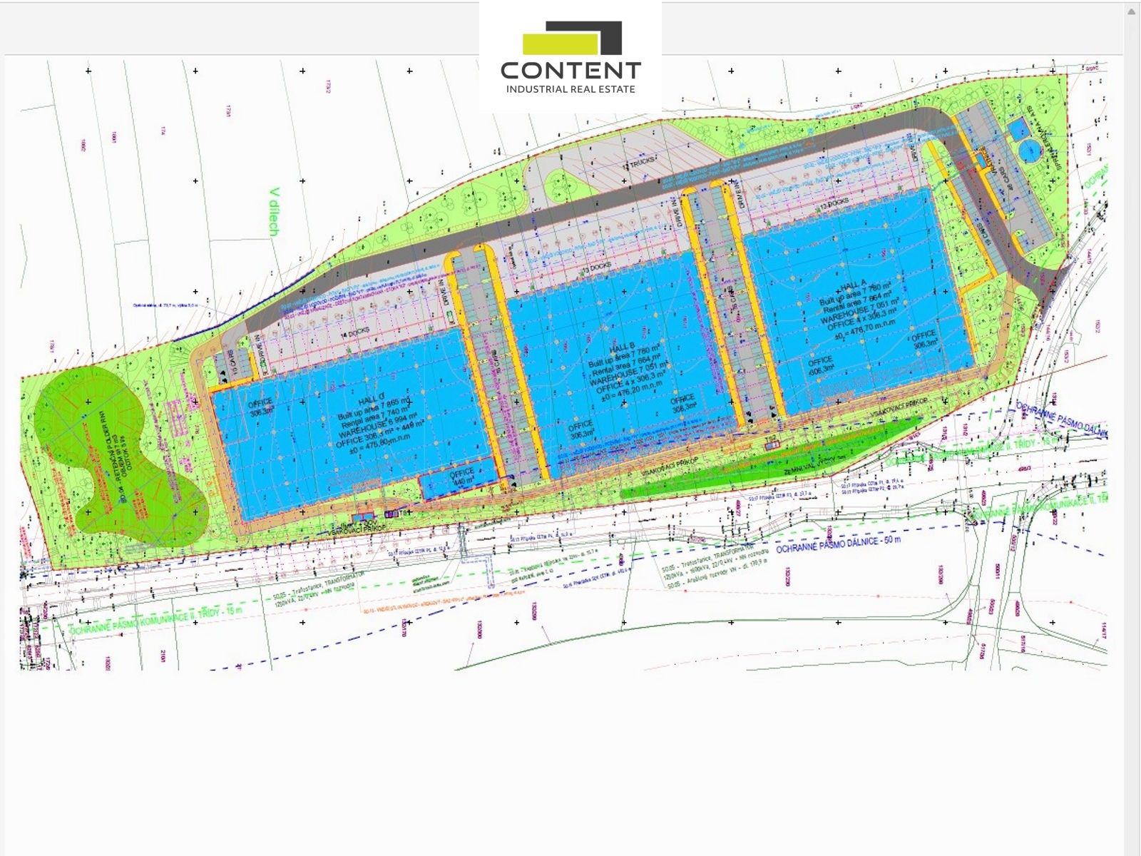 Pronájem výrobní prostory - Liderovice, Chotoviny, 7 800 m² - 5