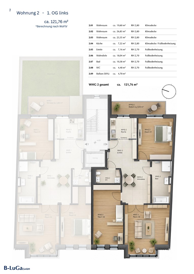3+kk, Kietzer Str. 6 Berlin Köpenick Berlin 12555, 122 m² - 1