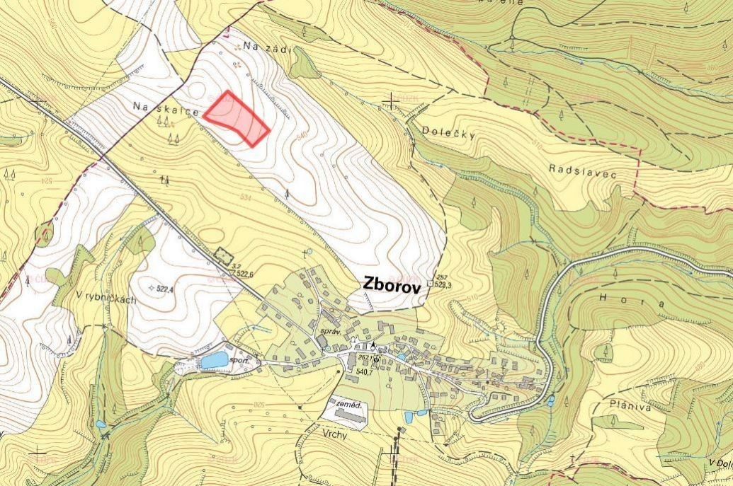 Zemědělské pozemky, Zborov - 2
