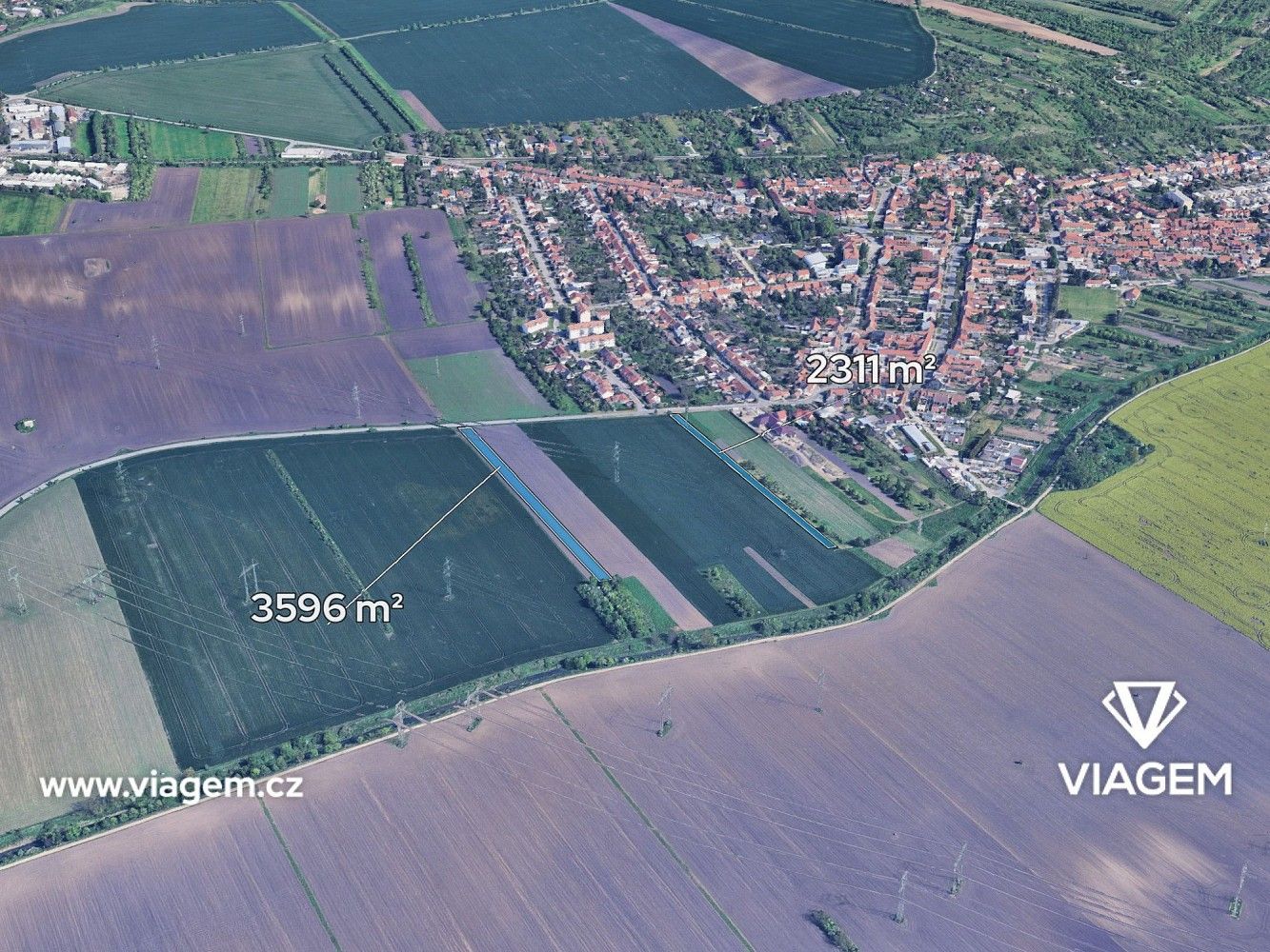 Zemědělské pozemky, Újezd u Brna, okres Brno-venkov, Jihomoravský kraj