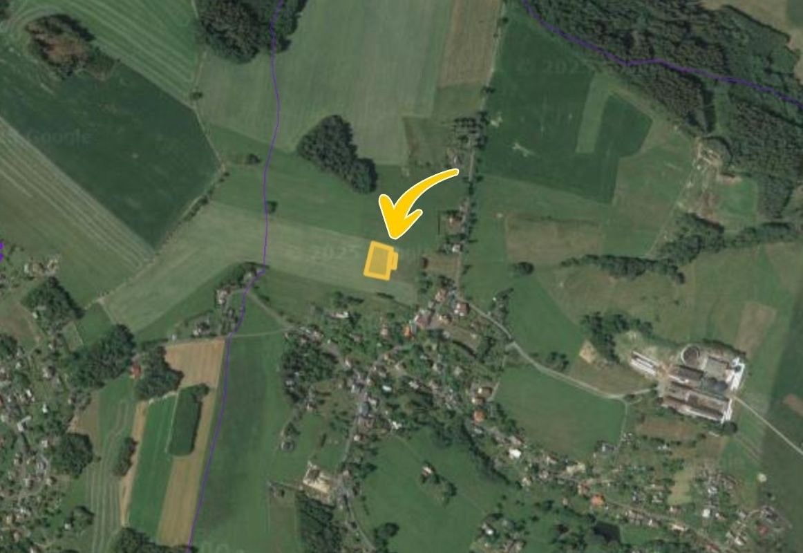 Pronájem pozemek pro bydlení - Jílové u Držkova, 1 082 m²