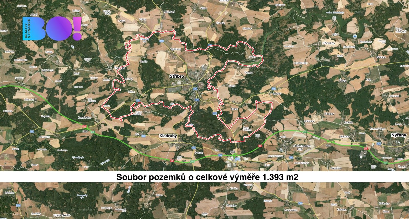 Prodej pozemek - Hošťka, 17 061 m²