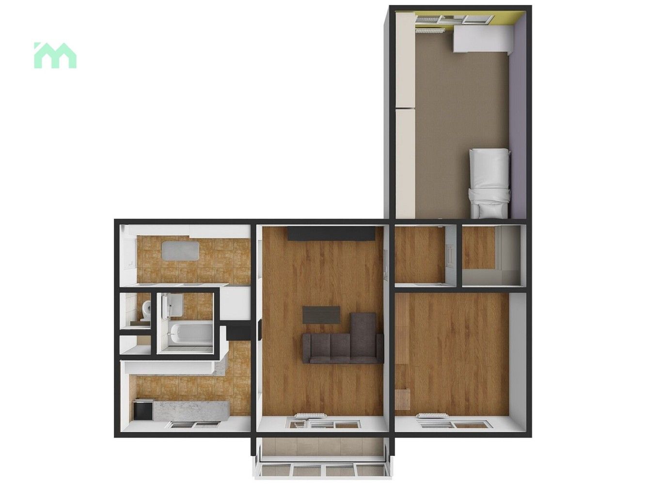 3+1, Jasínkova, Přerov - Přerov I-Město, 72 m² - 2