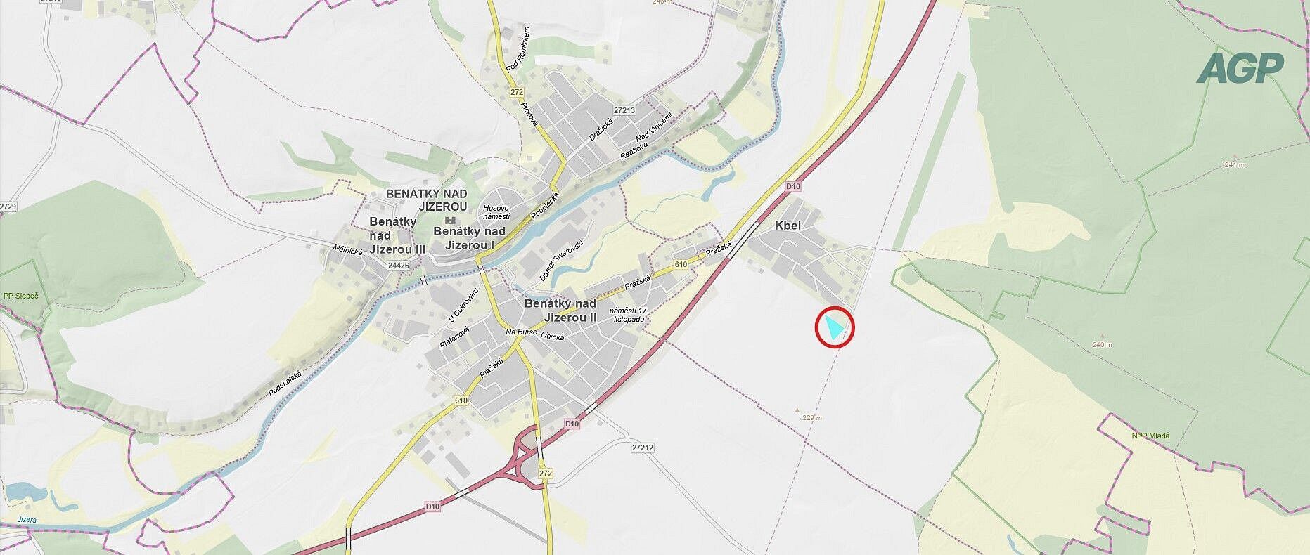 Prodej zemědělský pozemek - Benátky nad Jizerou - Kbel, okres Mladá Boleslav, Středočeský kraj - 5