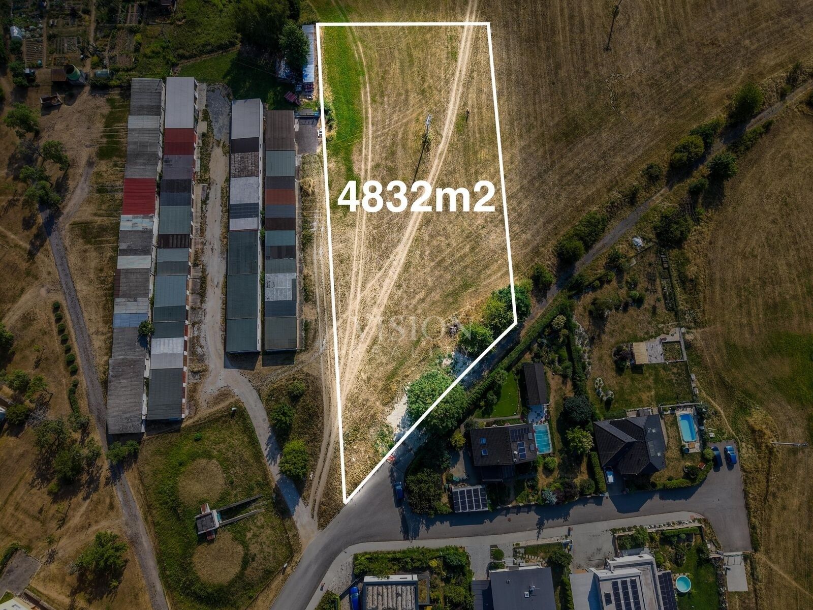 Pozemky pro bydlení, Milevsko, 4 832 m² - 1