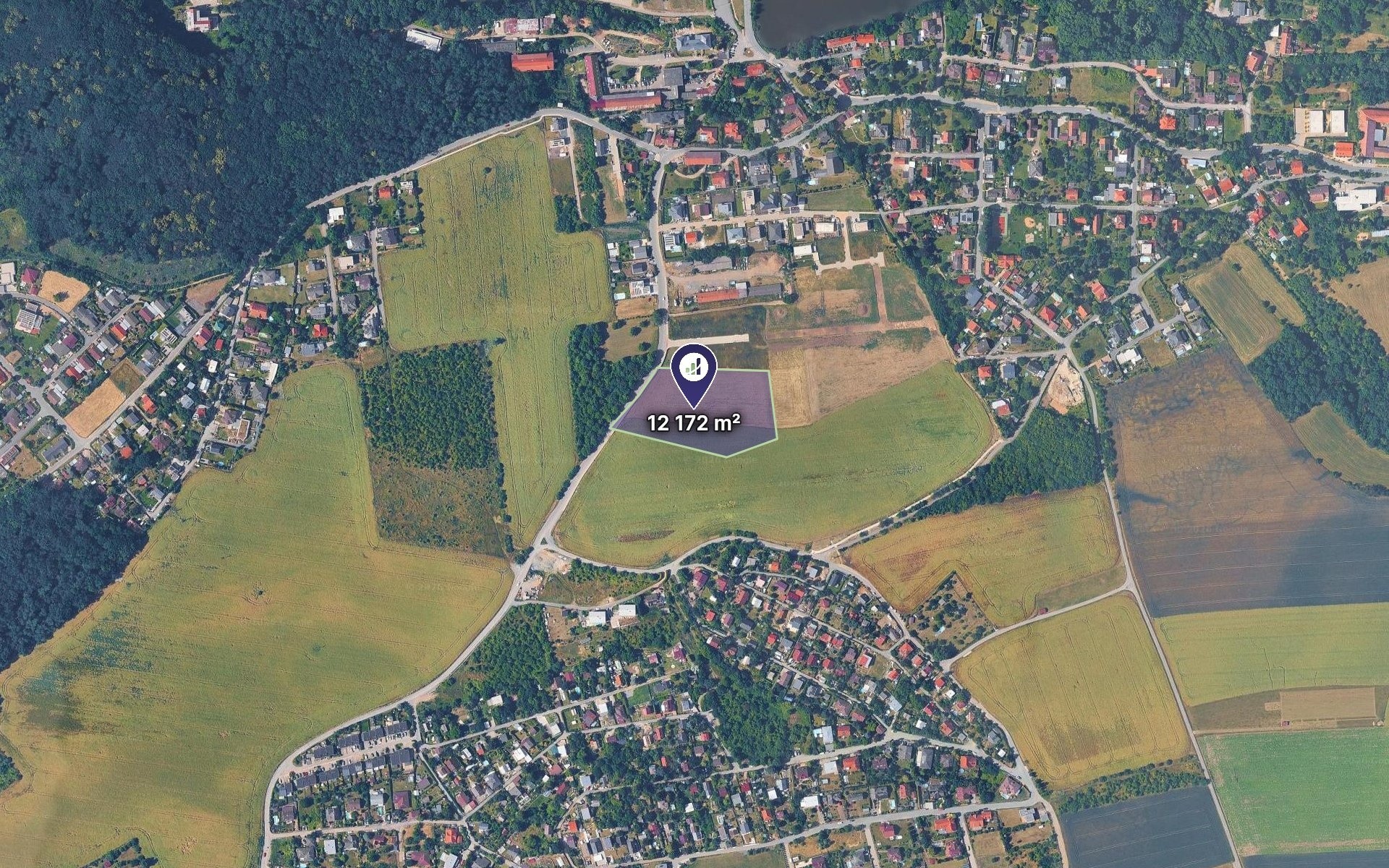 Zemědělské pozemky, Zdiby, 12 172 m² - 1