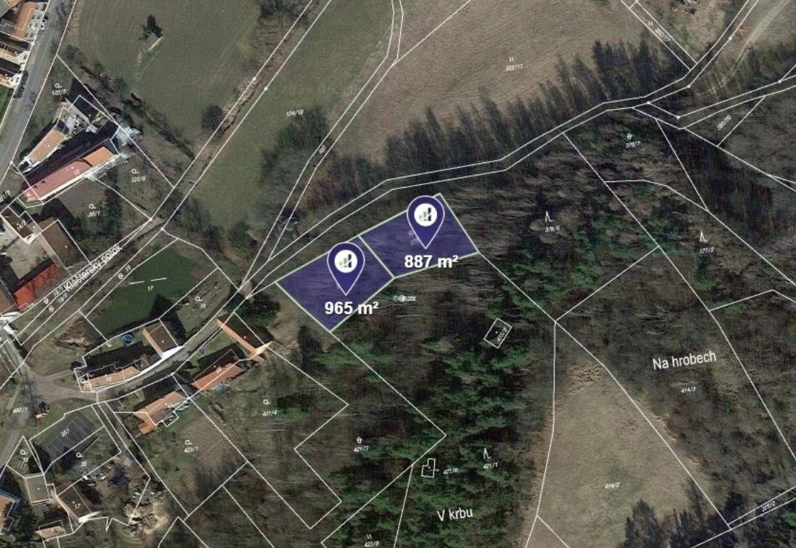 Prodej pozemek - Brodec, 1 543 m² - 1
