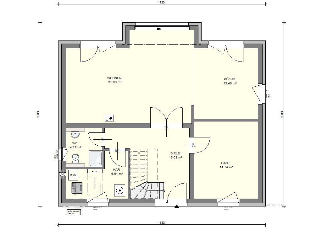 Rodinné domy, Ponnsdorfer Weg 4 A, , Braniborsko, 151 m² - 2
