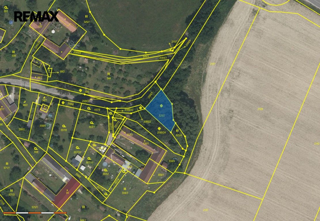 Pozemky pro bydlení, Trhové Sviny, 402 m² - 2