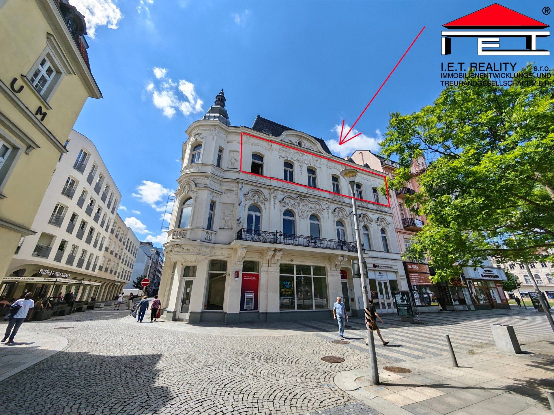 Kanceláře, Masarykovo náměstí, Ostrava, 208 m² - 1