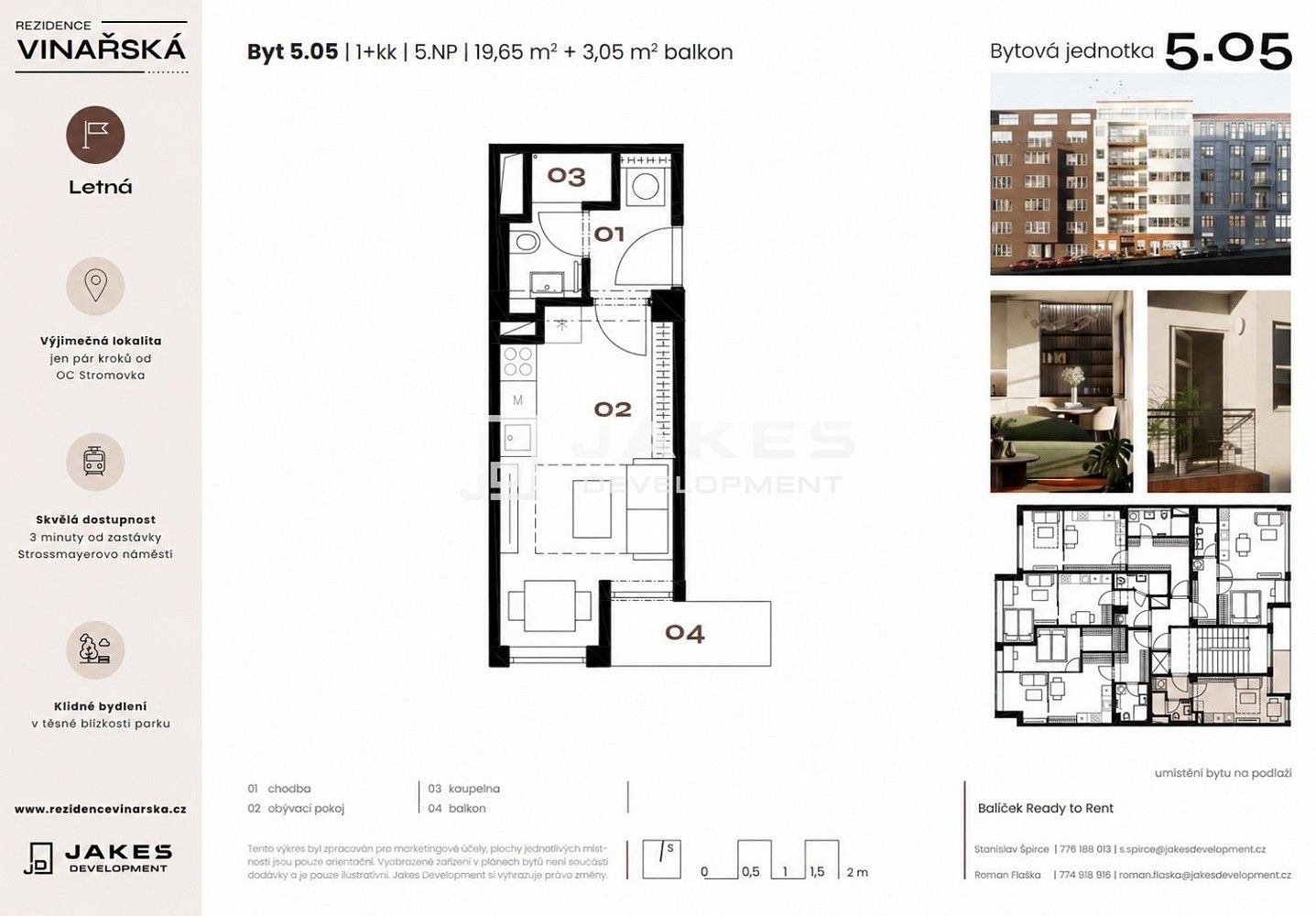 1+kk, Praha - Holešovice, okres Praha 7, Hlavní město Praha, 19 m² - 2