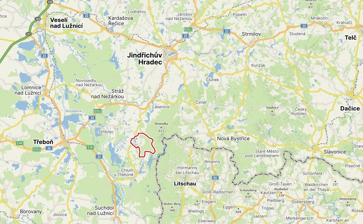 Pozemek · 2 495 m² · Chlum u Třeboně Mirochov - 3