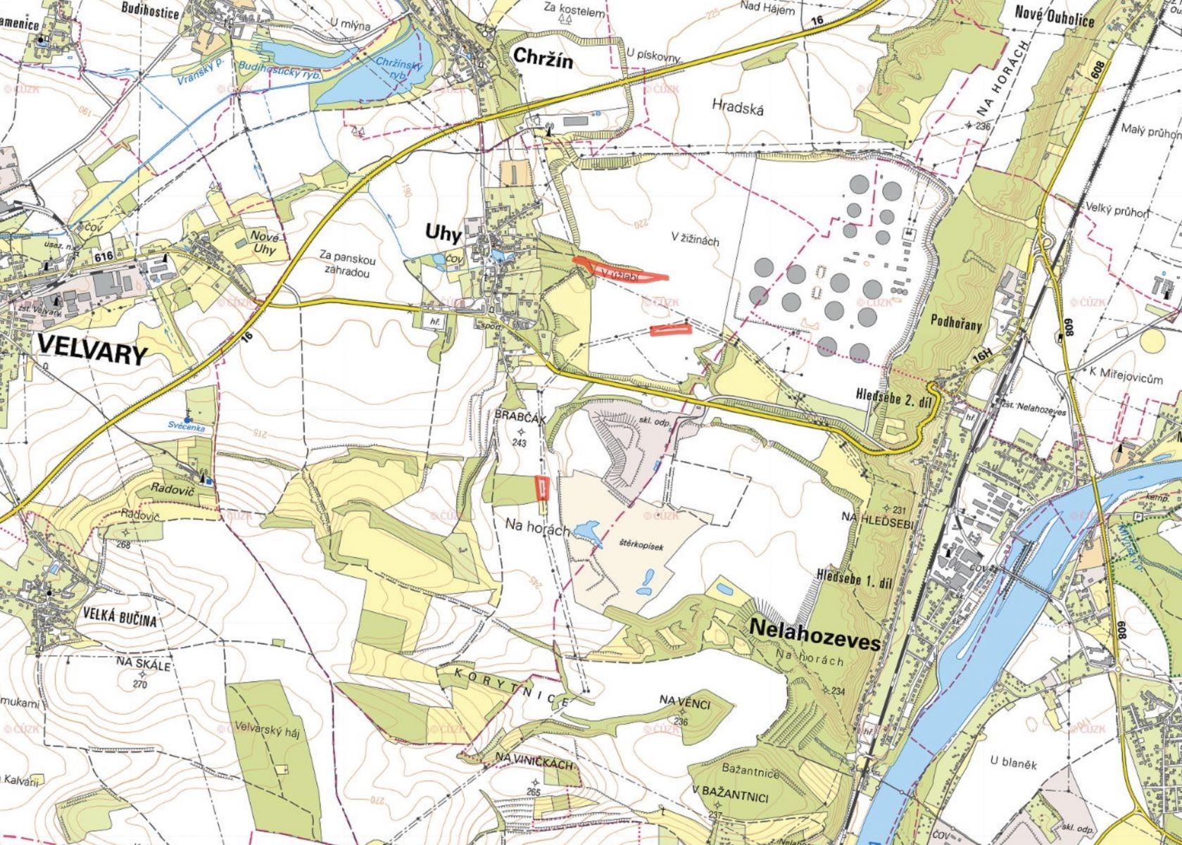 Prodej zemědělský pozemek - Uhy