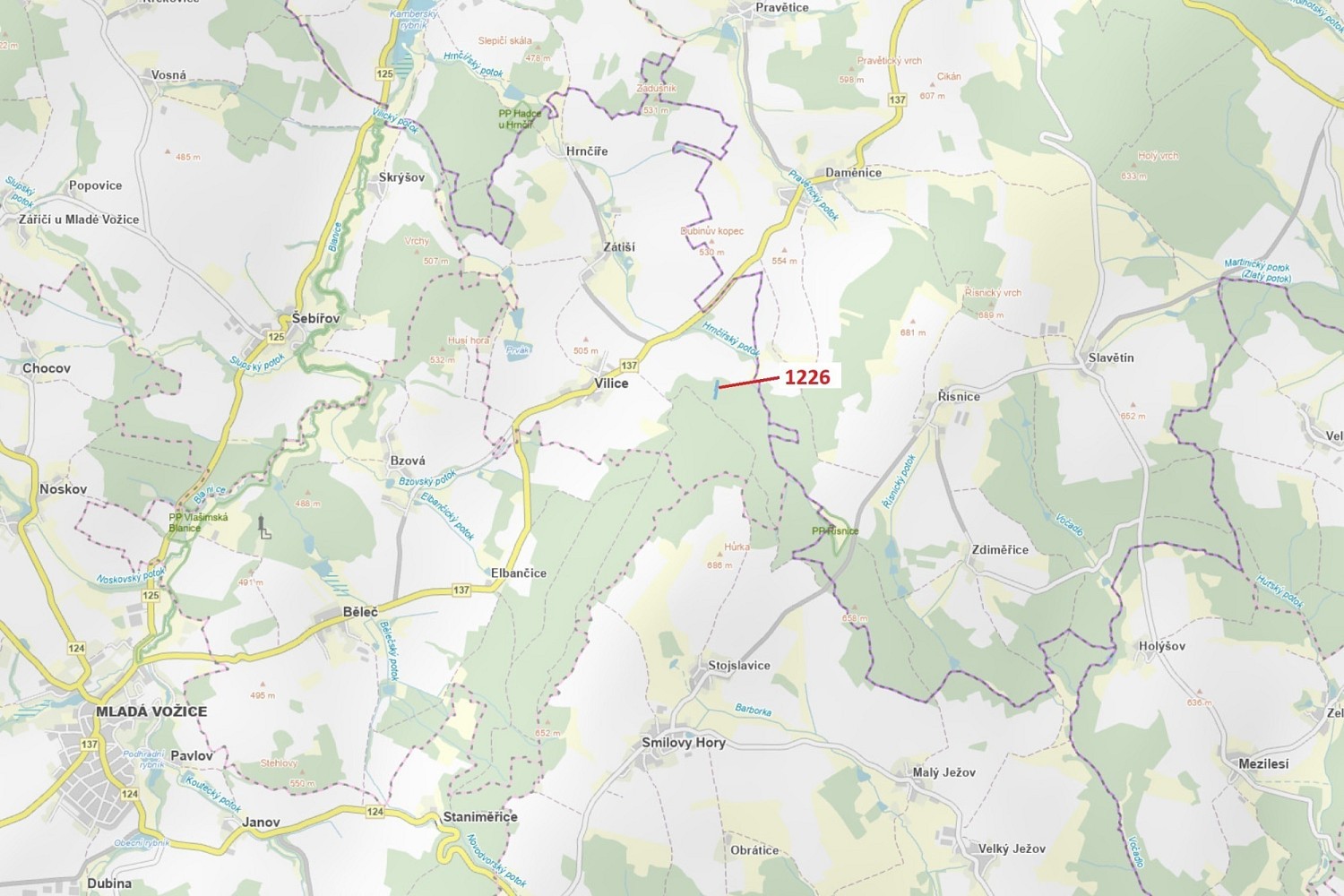 Prodej les - Vilice - 1