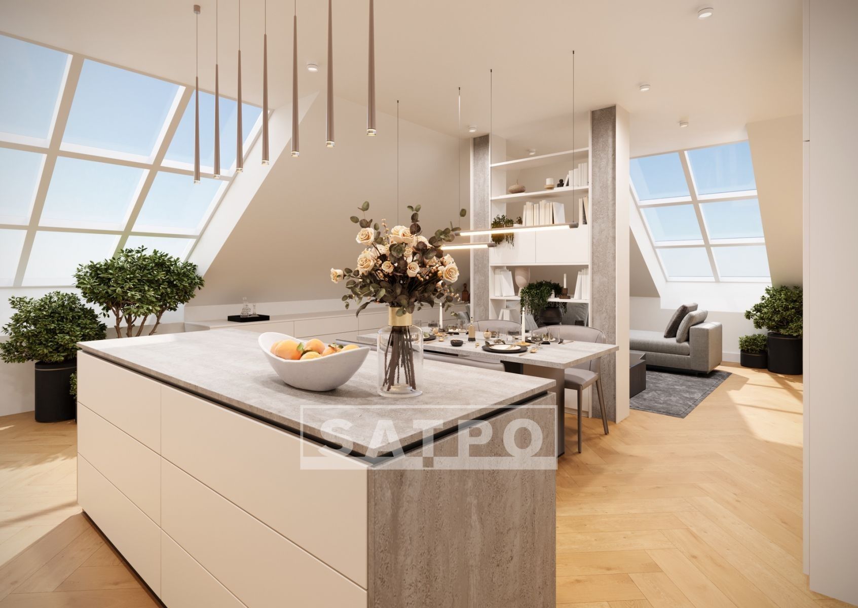 2+kk, Polská, Praha, 110 m² - 1