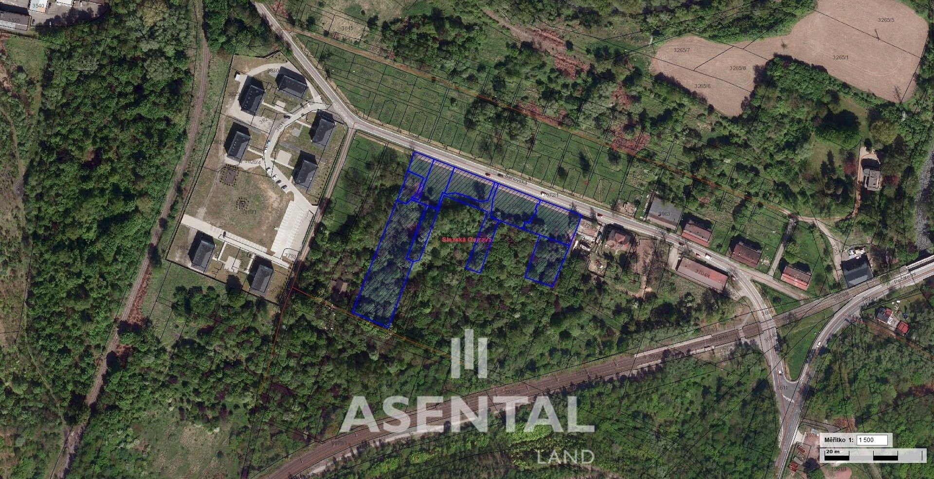 Prodej komerční pozemek - Šenovská, Ostrava