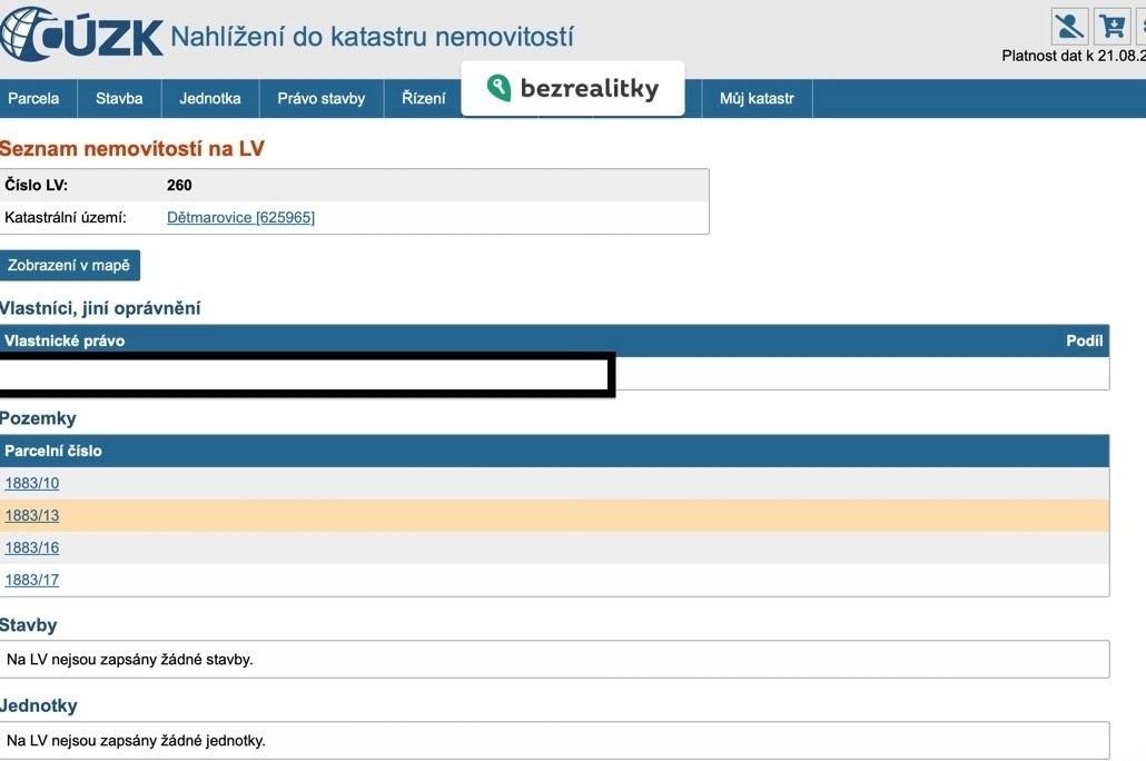 Prodej pozemek pro bydlení - Dětmarovice