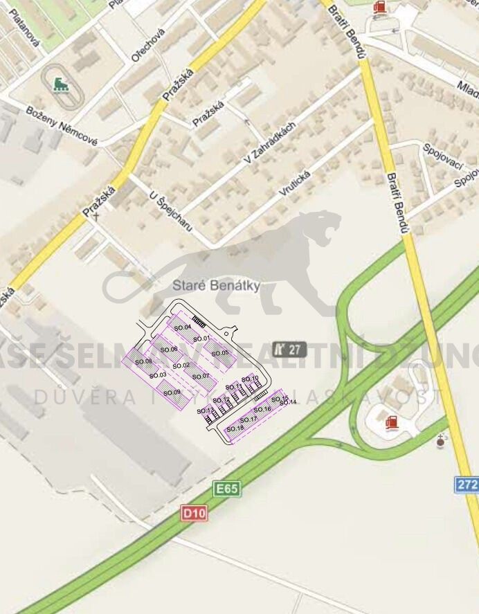 Prodej pozemek pro bydlení - Pražská , Benátky nad Jizerou, 33 300 m² - 1
