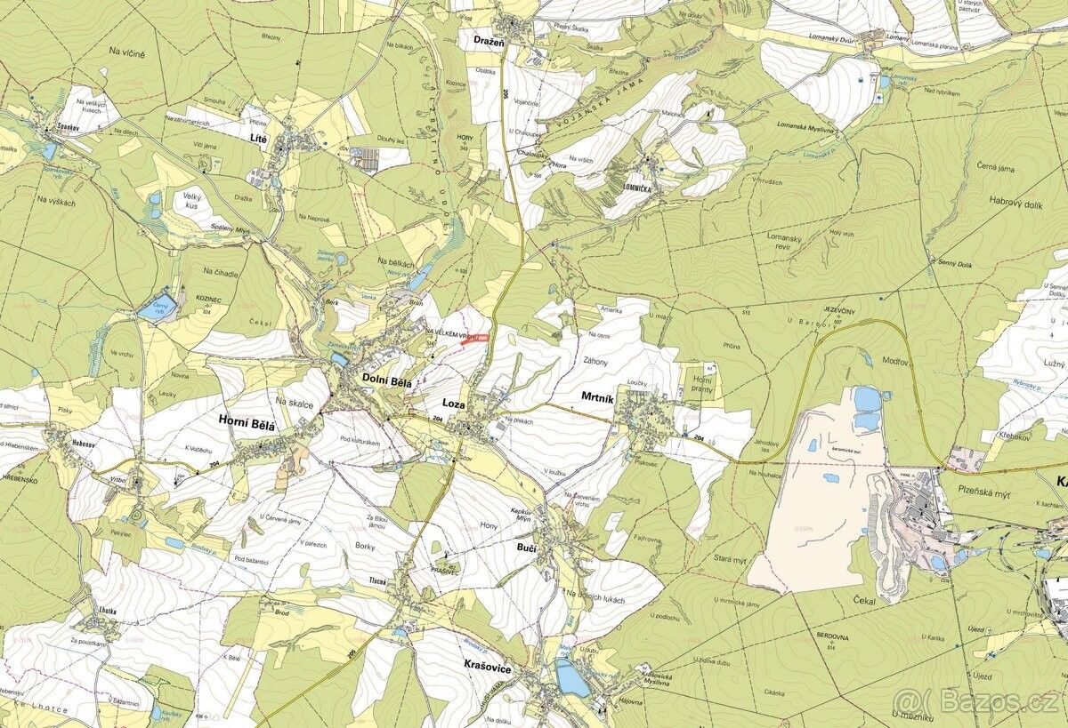 Prodej pozemek pro bydlení - Dolní Bělá, 331 52