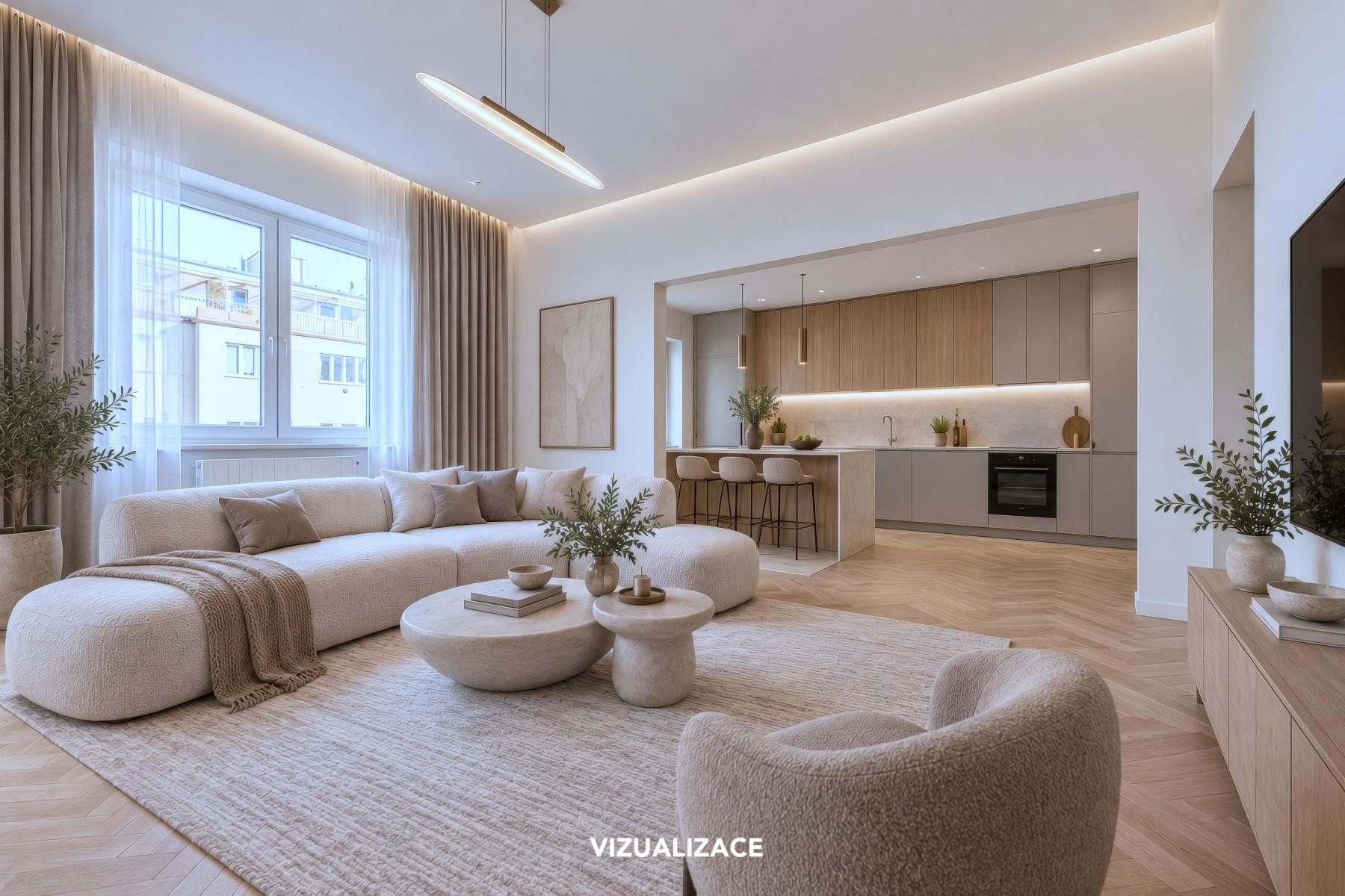 Byt 3+1 · 82 m² · Patočkova, Praha - 3